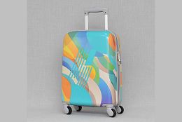 Куфар за ръчен багаж с картинка