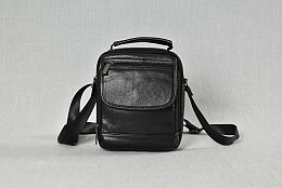 Стилна мъжка чанта от естествена кожа