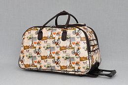 Голяма пътна чанта със свеж принт