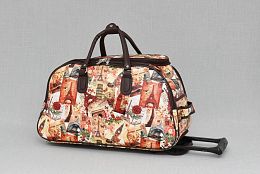 Малка пътна чанта с колела