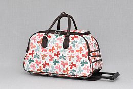 Малка пътна чанта с цветни мотиви