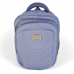 Брезентова раница в синьо