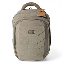 Брезентова раница в зелено