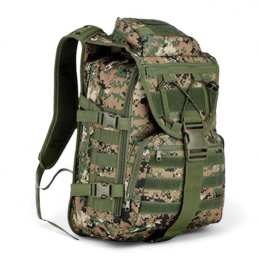 Тактическа раница в зелен камуфлаж