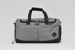 Сак в сиво с отделение за обувки