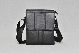 Луксозна мъжка чанта от телешка кожа