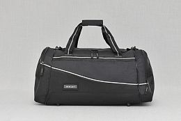 Фитнес сак в черно с дълга дръжка