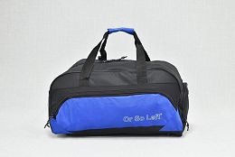 Черен сак със синьо