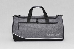 Сив сак за фитнес с дълга дръжка