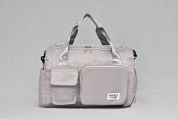 Малка чанта за ръчен багаж в сиво