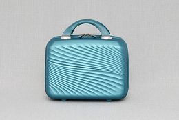 Елегантна мини чанта за ръчен багаж в синьо