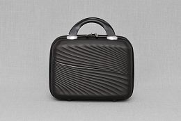 Елегантна мини чанта за ръчен багаж в черно