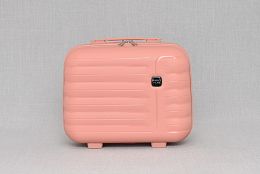 Стилна чанта за ръчен багаж в цвят корал