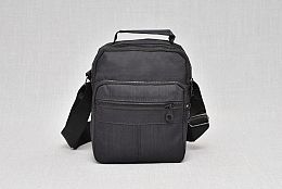 Мъжка черна текстилна чанта