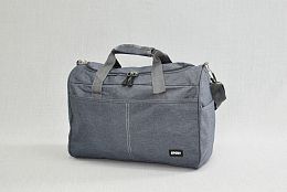 Текстилна чанта за ръчен багаж в сиво 40см