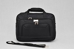 Здрава текстилна чанта в черно