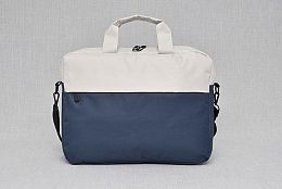 Текстилна чанта в синьо