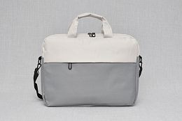 Текстилна чанта в сиво