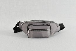 Чанта за кръст в тъмно сиво