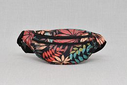 Чанта за кръст с листни мотиви