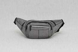 Стилна чанта за кръст в сиво