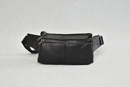 Мъжка чанта за кръст от висококачествена естествена кожа