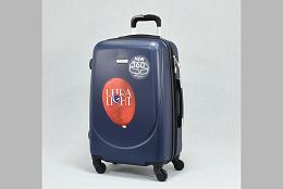 Малък куфар ABS в тъмносиньо