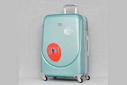 Голям куфар в тюркоаз