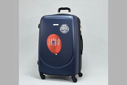 Среден куфар ABS в тъмносиньо