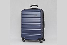 Среден ABS куфар в тъмносиньо