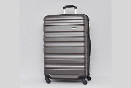 Голям ABS куфар в цвят графит