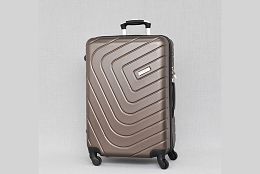 ABS среден куфар в кафяво