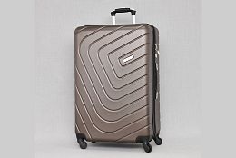 ABS голям куфар в кафяво