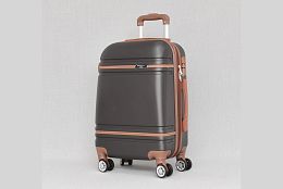 Елегантен куфар за кабинен багаж в графит