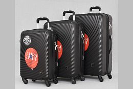 Комплект 3 куфара в черно