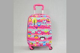 Детски куфар с бухали