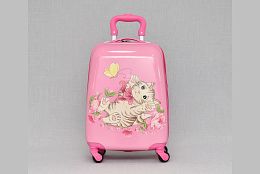 Детски куфар с пеперуда и коте