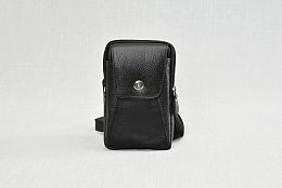 Мъжка черна чанта с регулируема дръжка